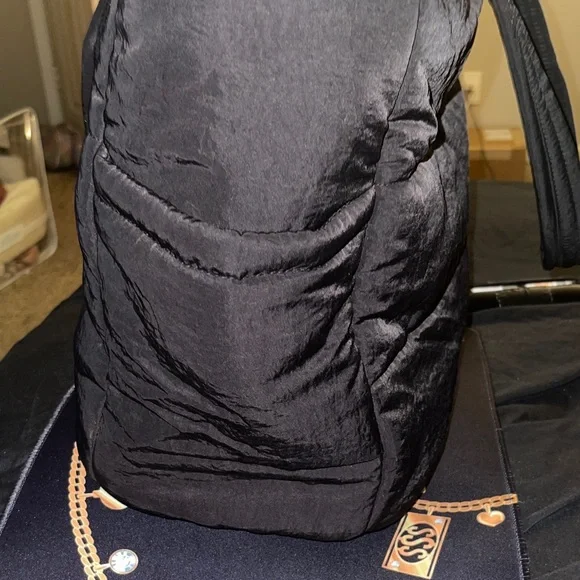 Black Puffer Travel Tote - Picture 3 of 5